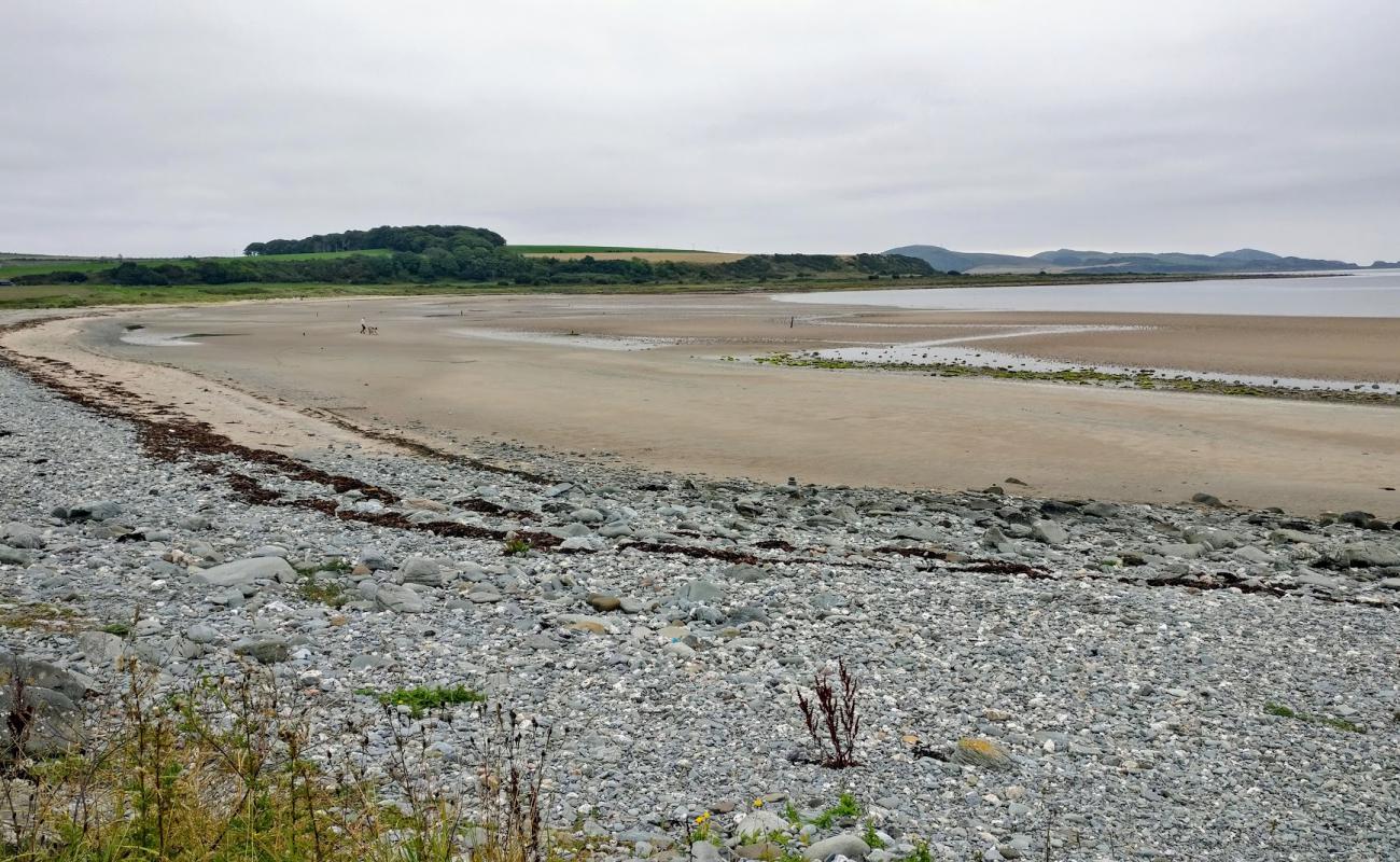 Scalpsie Bay Beach, Isle of Bute'in fotoğrafı bej kum ve çakıl yüzey ile