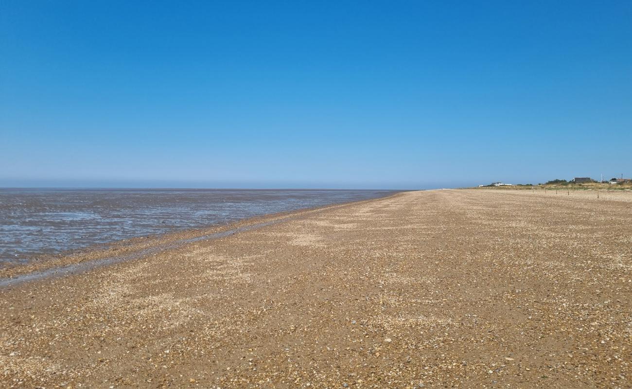 Snettisham Plajı'in fotoğrafı küçük bej çakıl yüzey ile