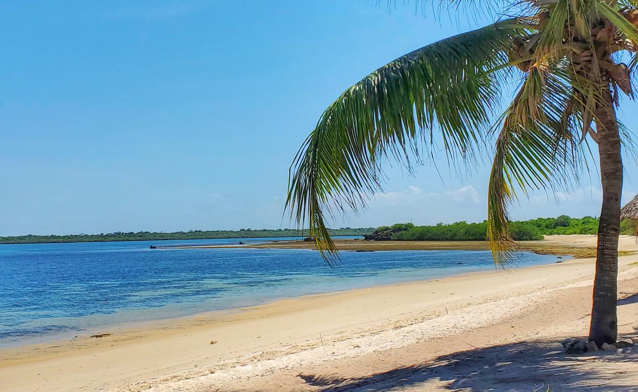 Jimbizi Beach'in fotoğrafı açık bej kum yüzey ile