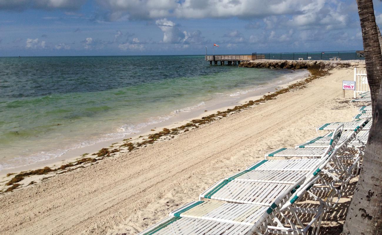 Key Colony beach'in fotoğrafı parlak kum yüzey ile