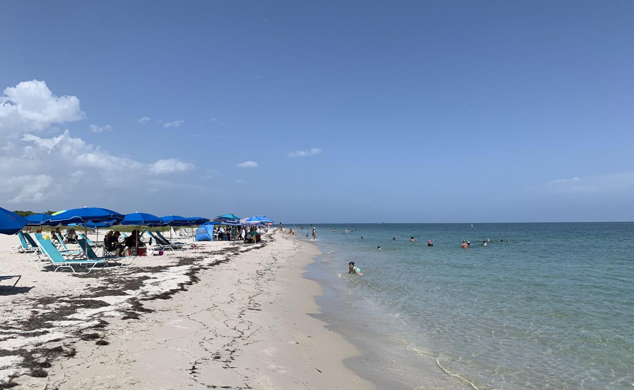 Cape Florida beach'in fotoğrafı açık bej kum yüzey ile