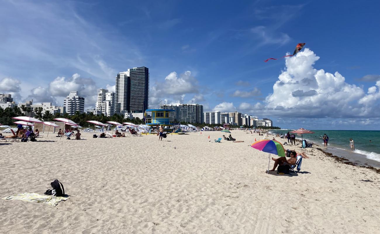 Güney Plajı Miami'in fotoğrafı parlak ince kum yüzey ile