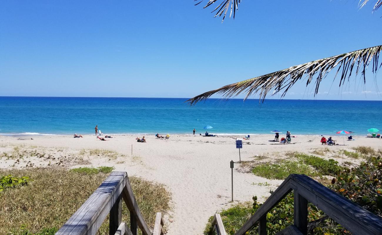 Palm beach County'in fotoğrafı parlak kum yüzey ile