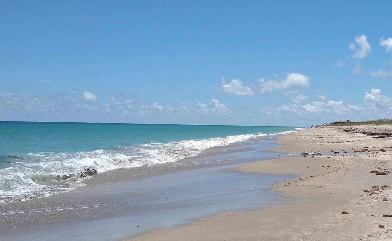 Jensen beach Park'in fotoğrafı bej kabuklu kum yüzey ile