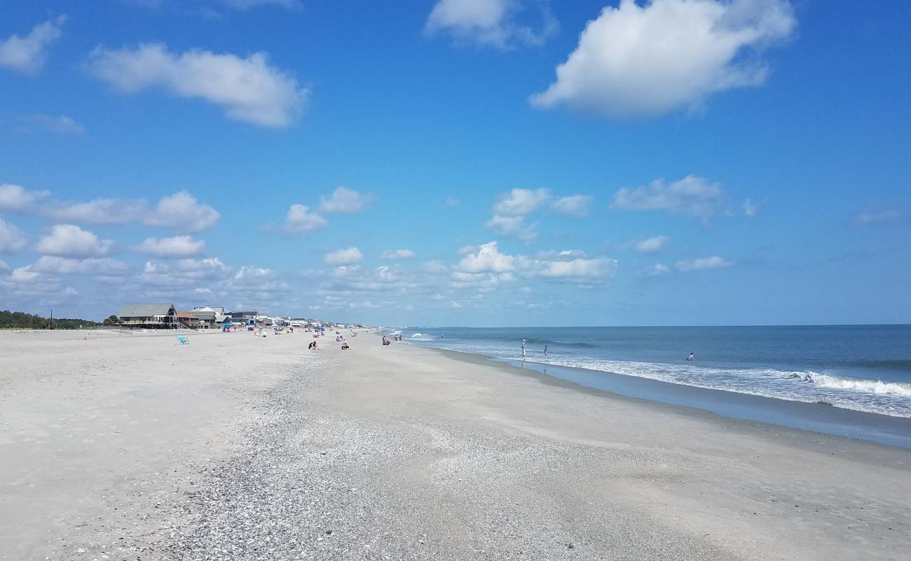 Pawley's Island beach'in fotoğrafı parlak kum yüzey ile