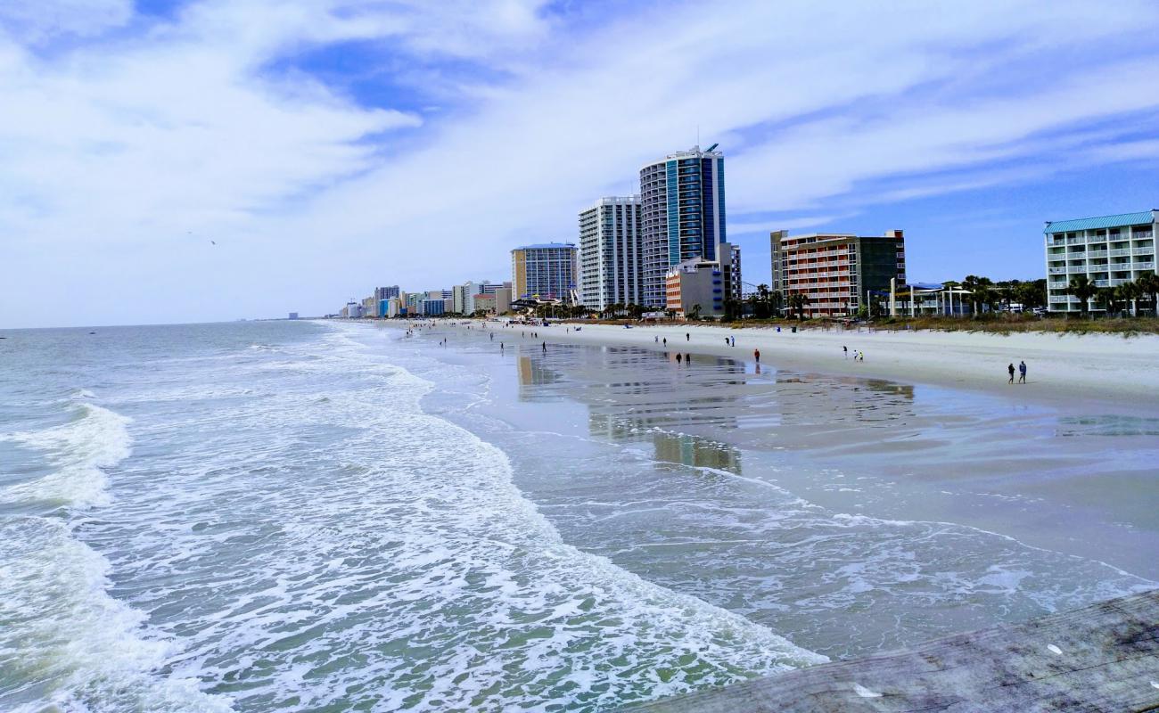 Myrtle beach III'in fotoğrafı parlak kum yüzey ile