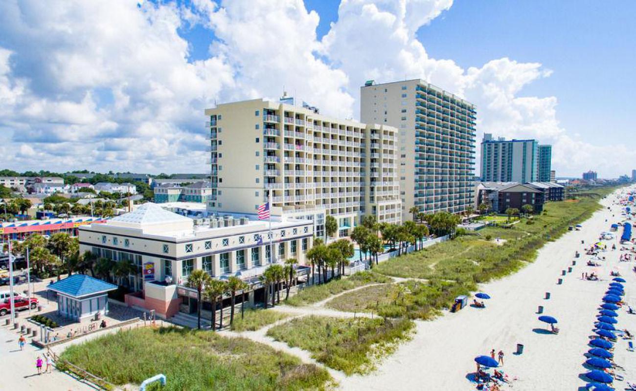 North Myrtle beach'in fotoğrafı açık bej kum yüzey ile