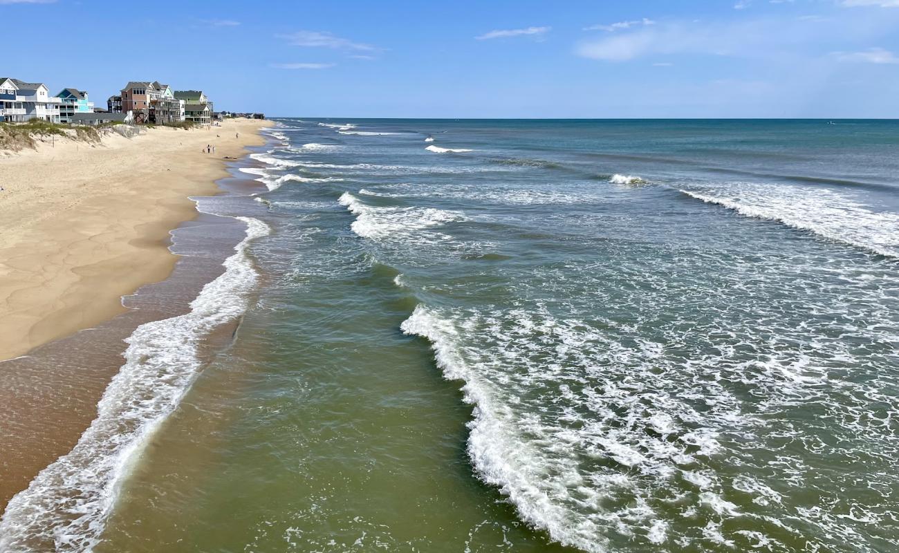 Rodanthe beach'in fotoğrafı parlak ince kum yüzey ile