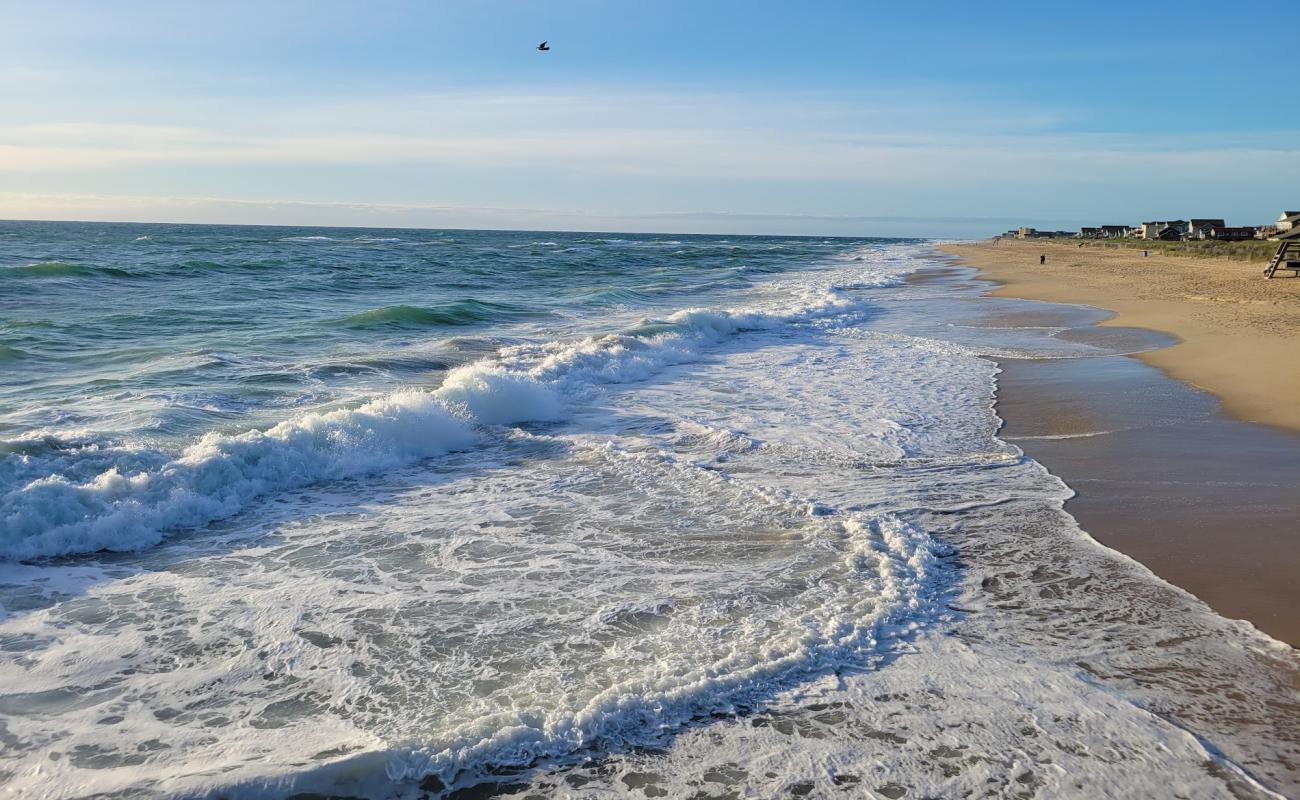 Avalon Pier beach'in fotoğrafı parlak kum yüzey ile