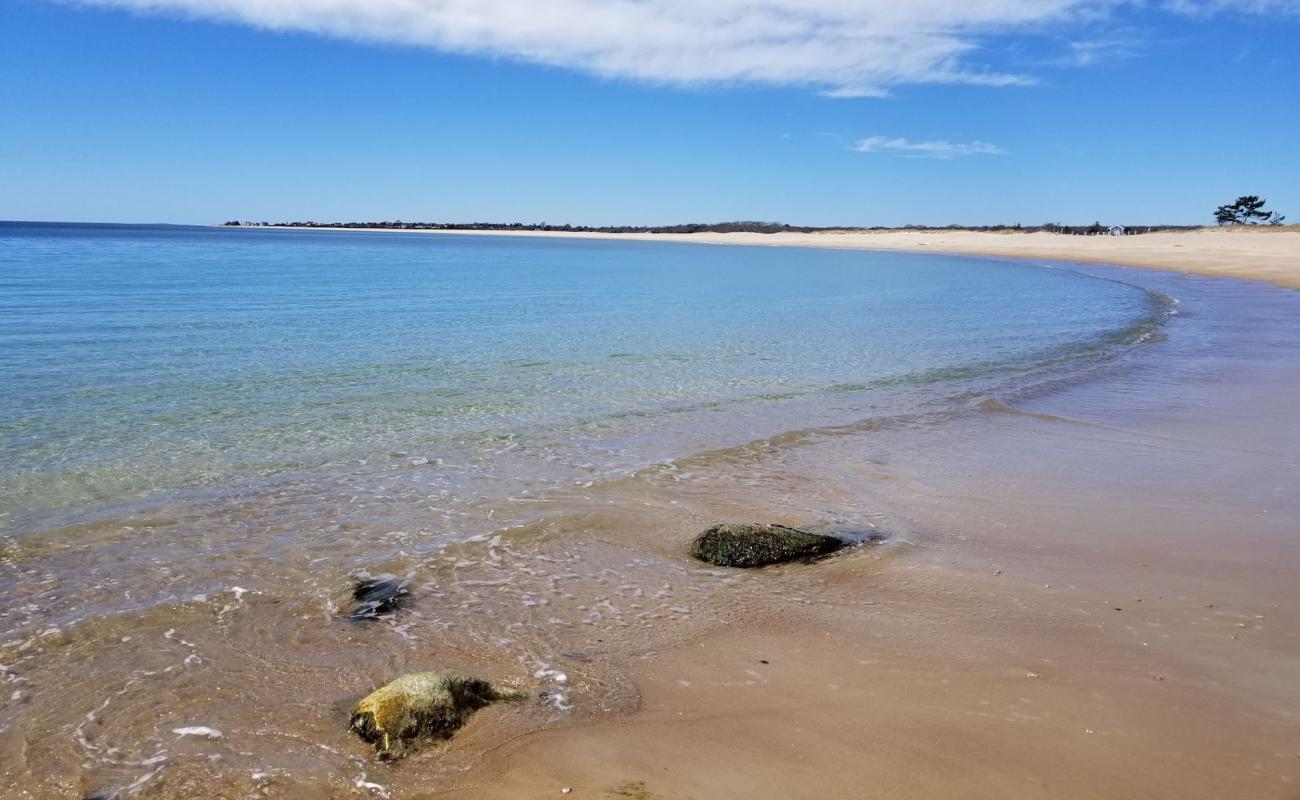 Weekapaug Inn Beach'in fotoğrafı açık bej kum yüzey ile