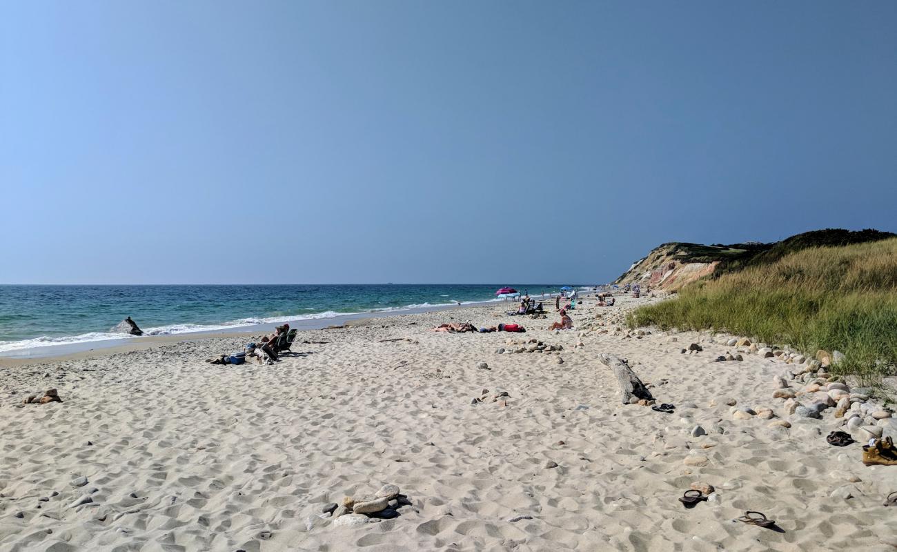 Gay Head Town Beach'in fotoğrafı açık bej kum yüzey ile