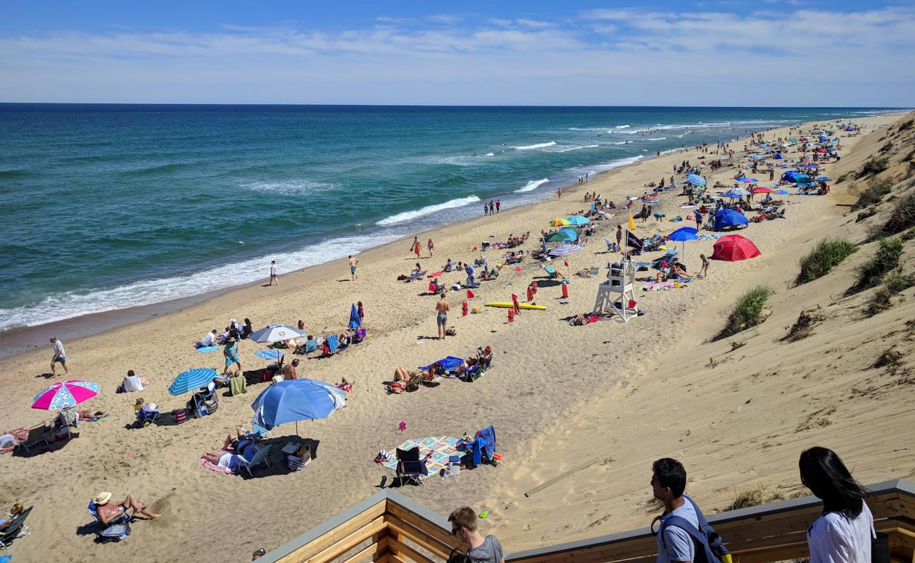 Marconi beach'in fotoğrafı parlak kum yüzey ile