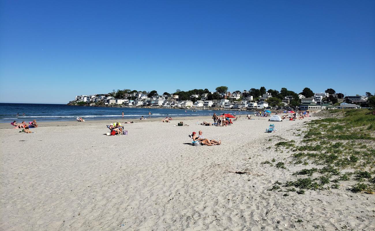 Nahant beach'in fotoğrafı parlak kum yüzey ile