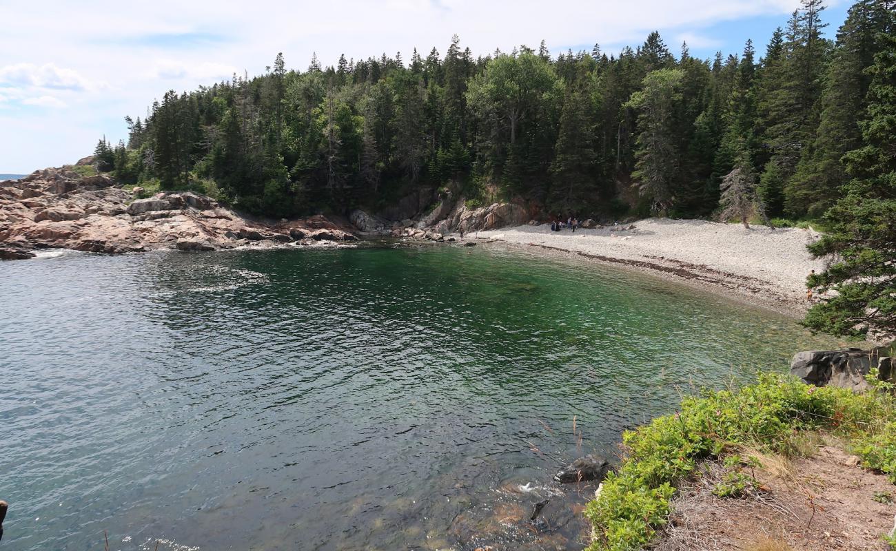 Little Hunters beach'in fotoğrafı gri çakıl taşı yüzey ile