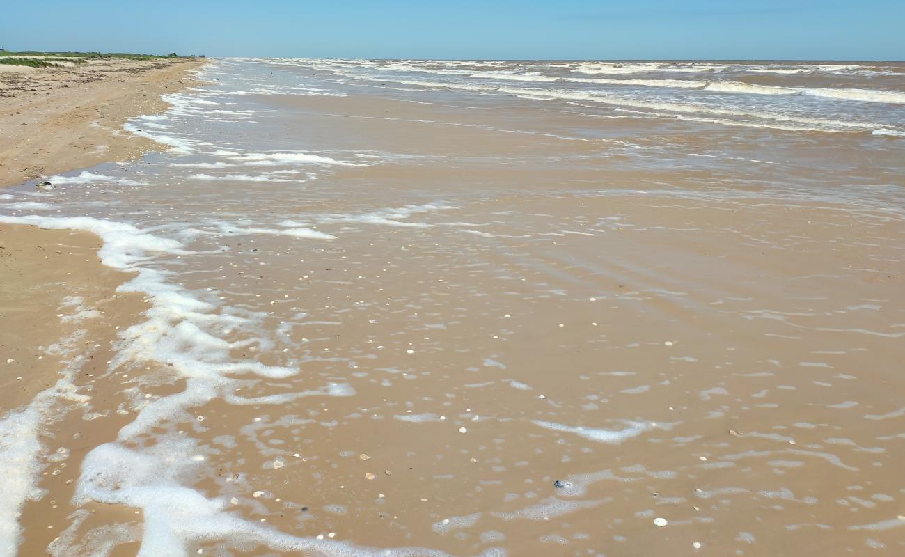 Sargent beach'in fotoğrafı gri kum yüzey ile