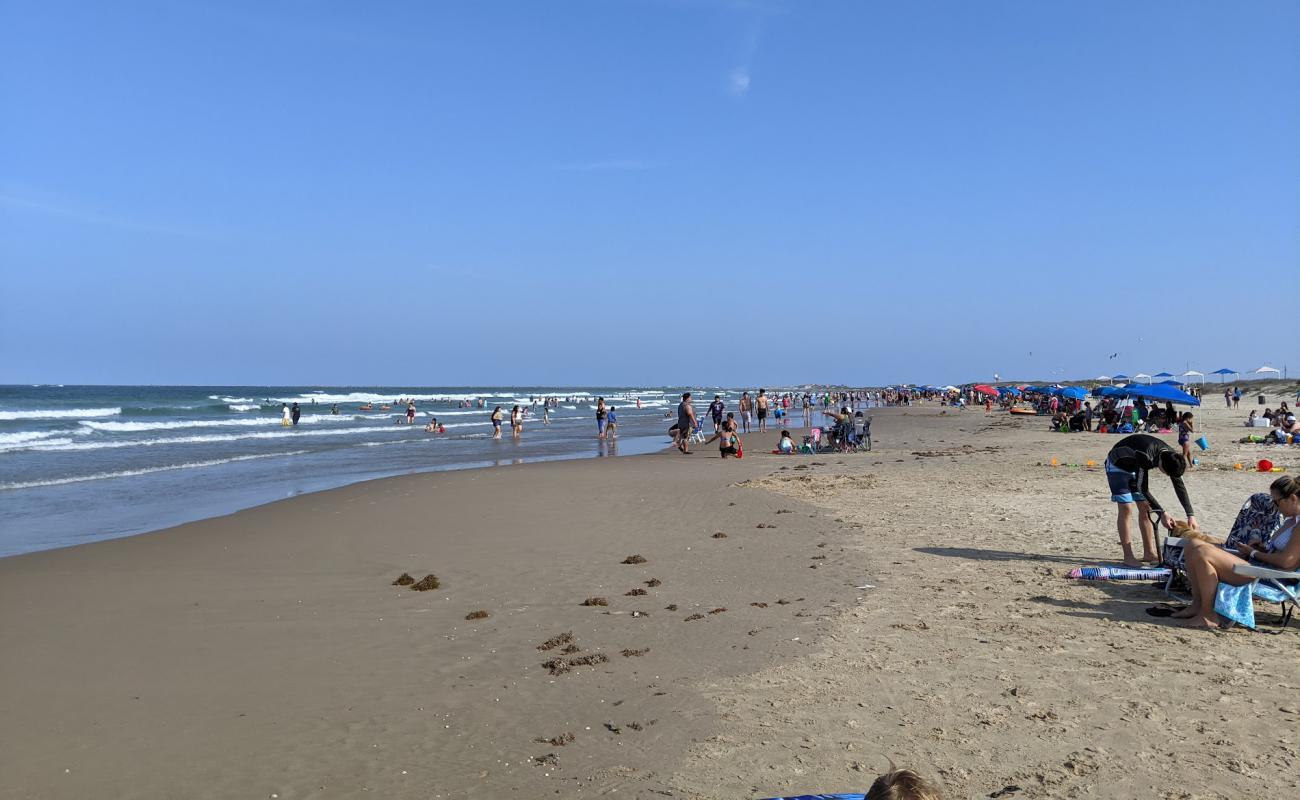 Isla Blanca beach'in fotoğrafı açık bej kum yüzey ile