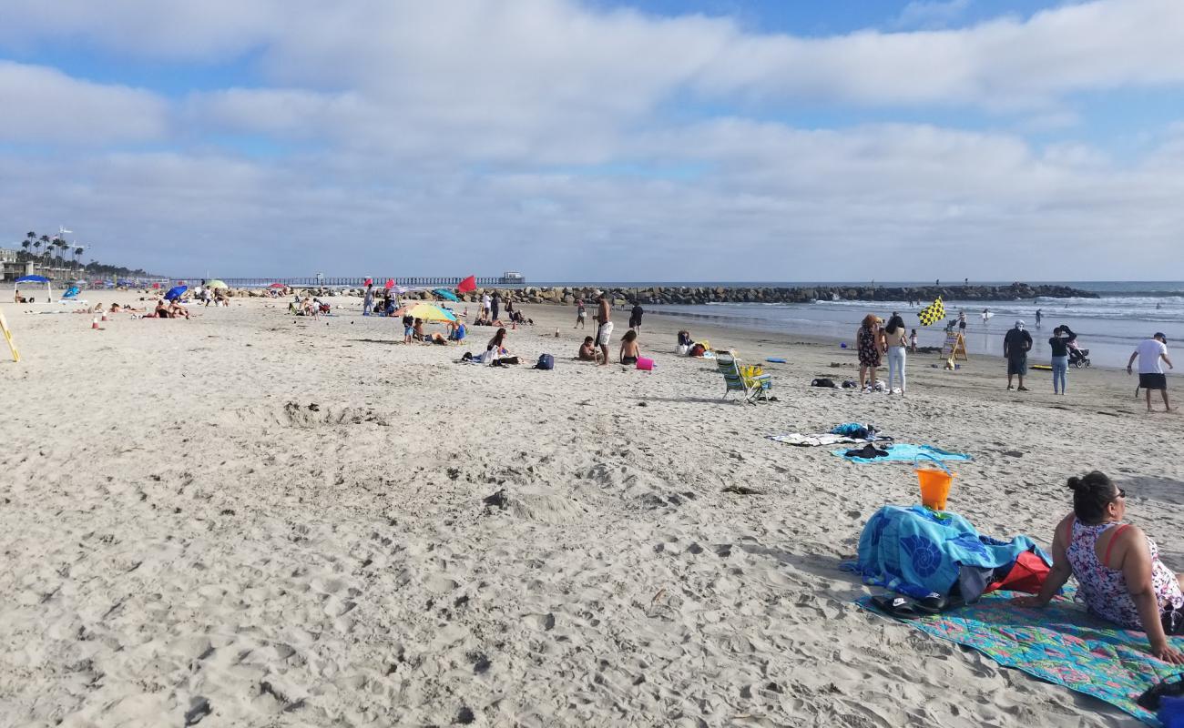 Oceanside Harbor beach'in fotoğrafı parlak kum yüzey ile