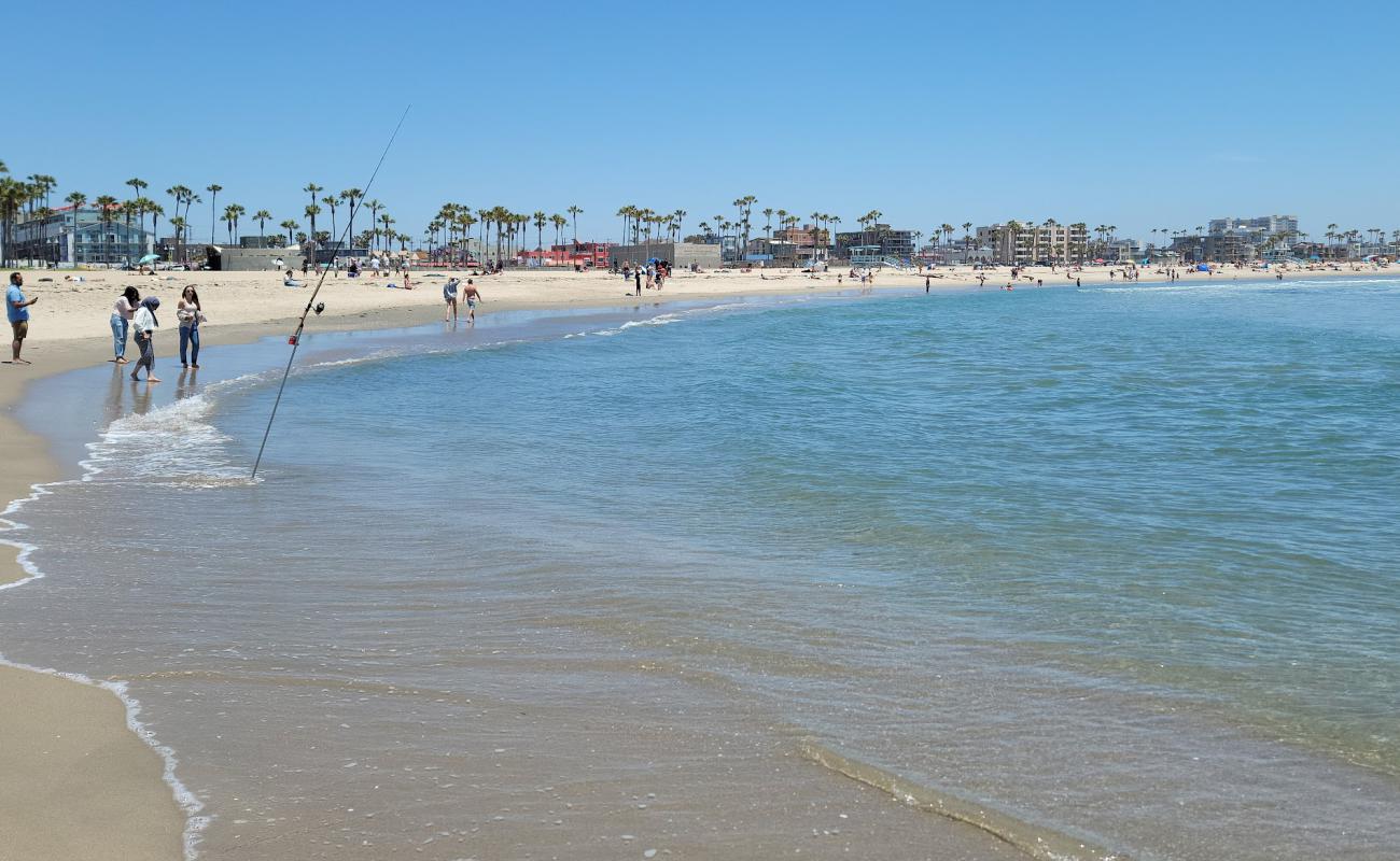 Venice Beach'in fotoğrafı parlak kum yüzey ile