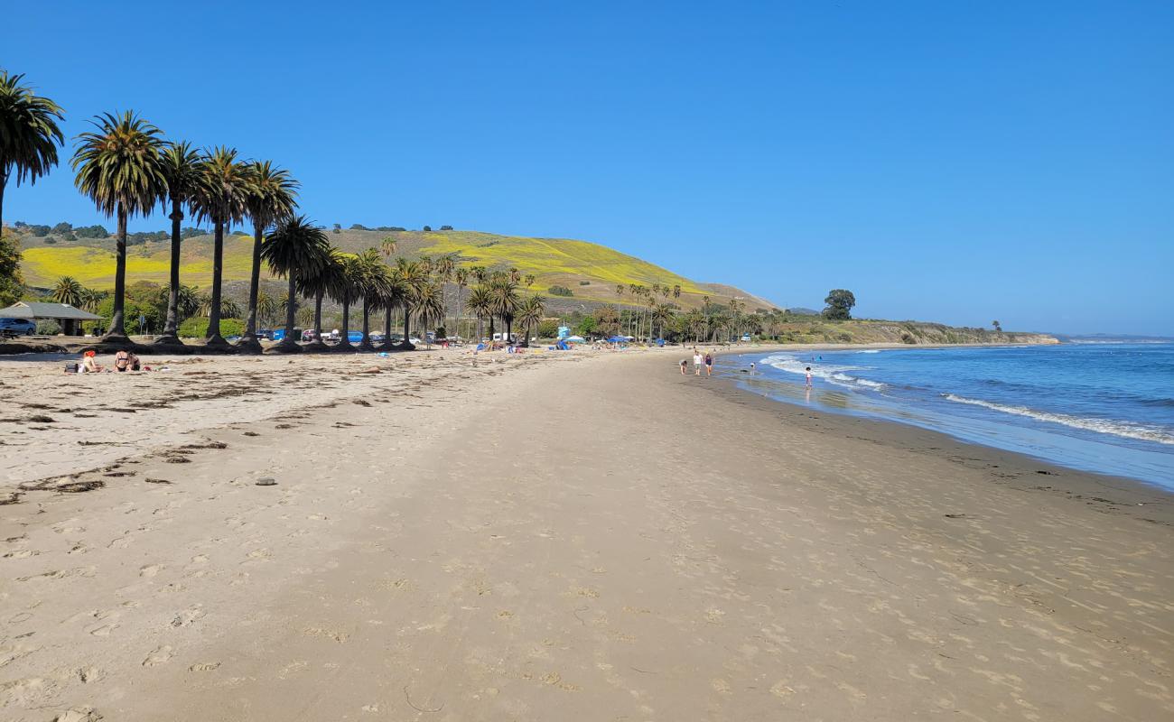 Refugio Beach'in fotoğrafı açık bej kum yüzey ile