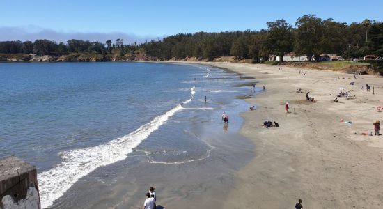 San Simeon Pier beach