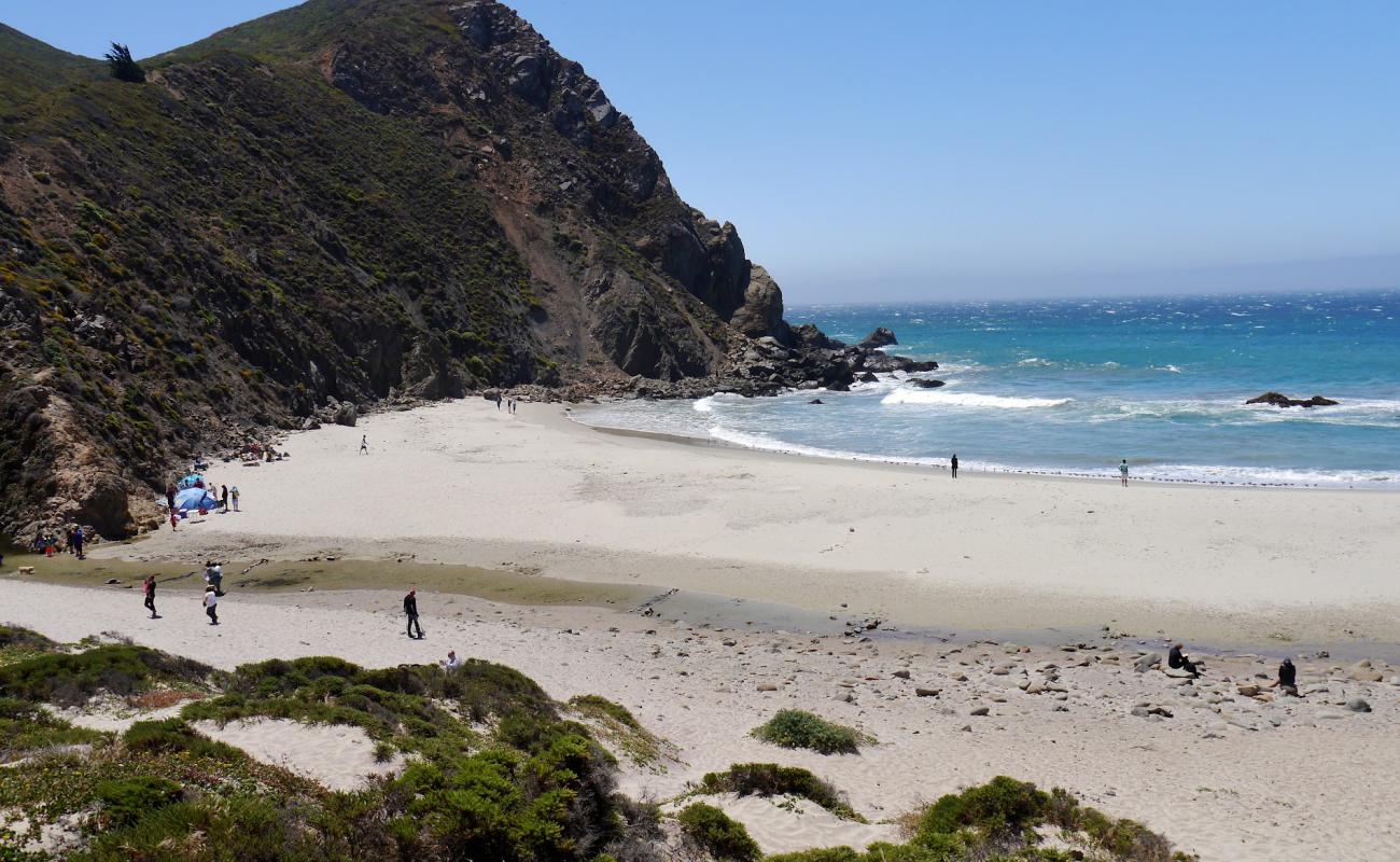 Pfeiffer Beach'in fotoğrafı hafif ince çakıl taş yüzey ile