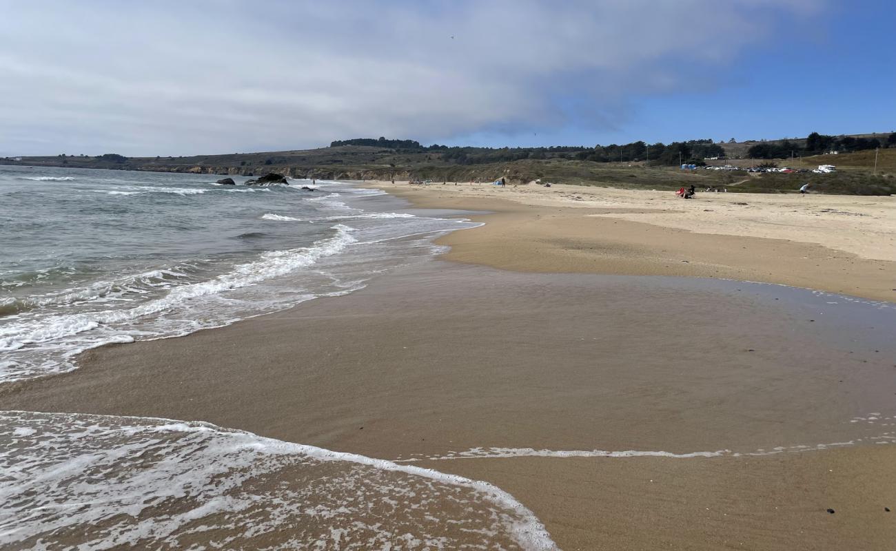 Gazos Creek Beach'in fotoğrafı parlak kum yüzey ile