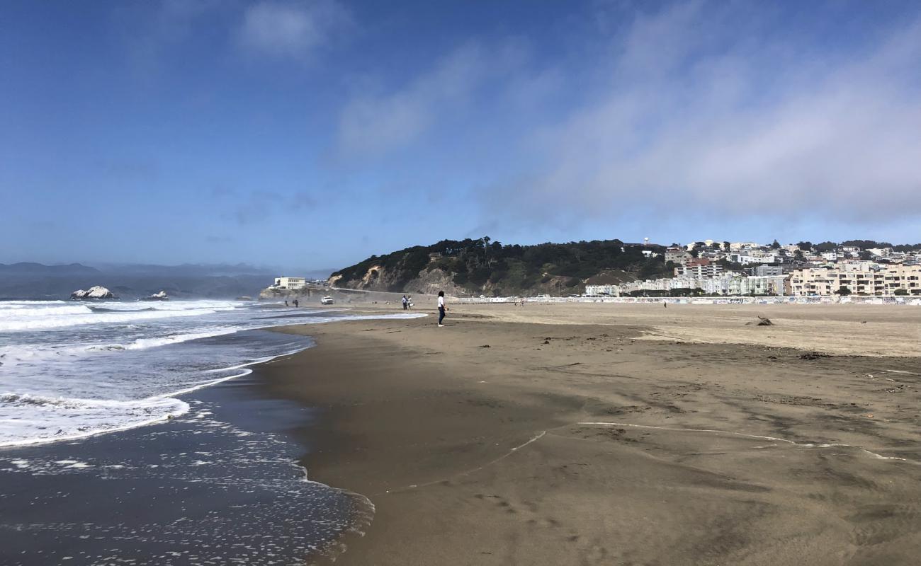 Ocean Beach III'in fotoğrafı parlak ince kum yüzey ile