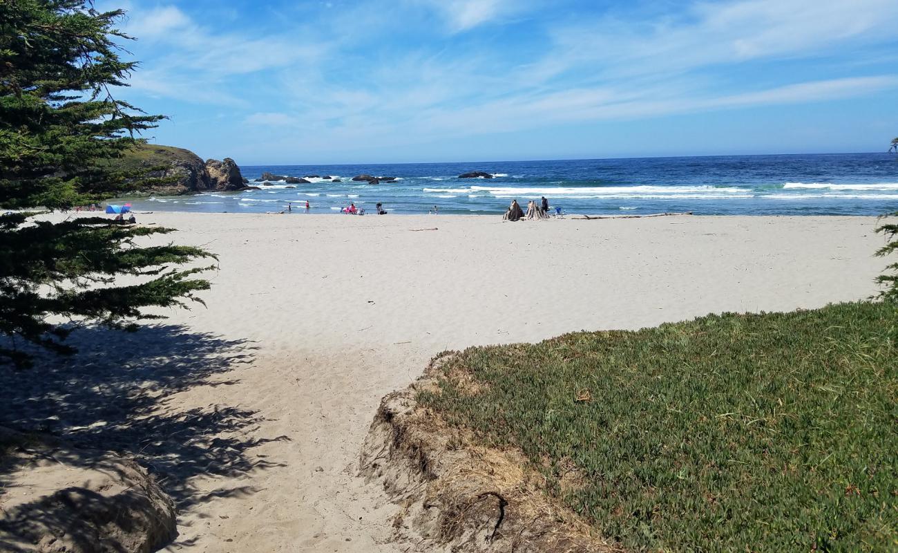 Caspar Beach'in fotoğrafı parlak kum yüzey ile