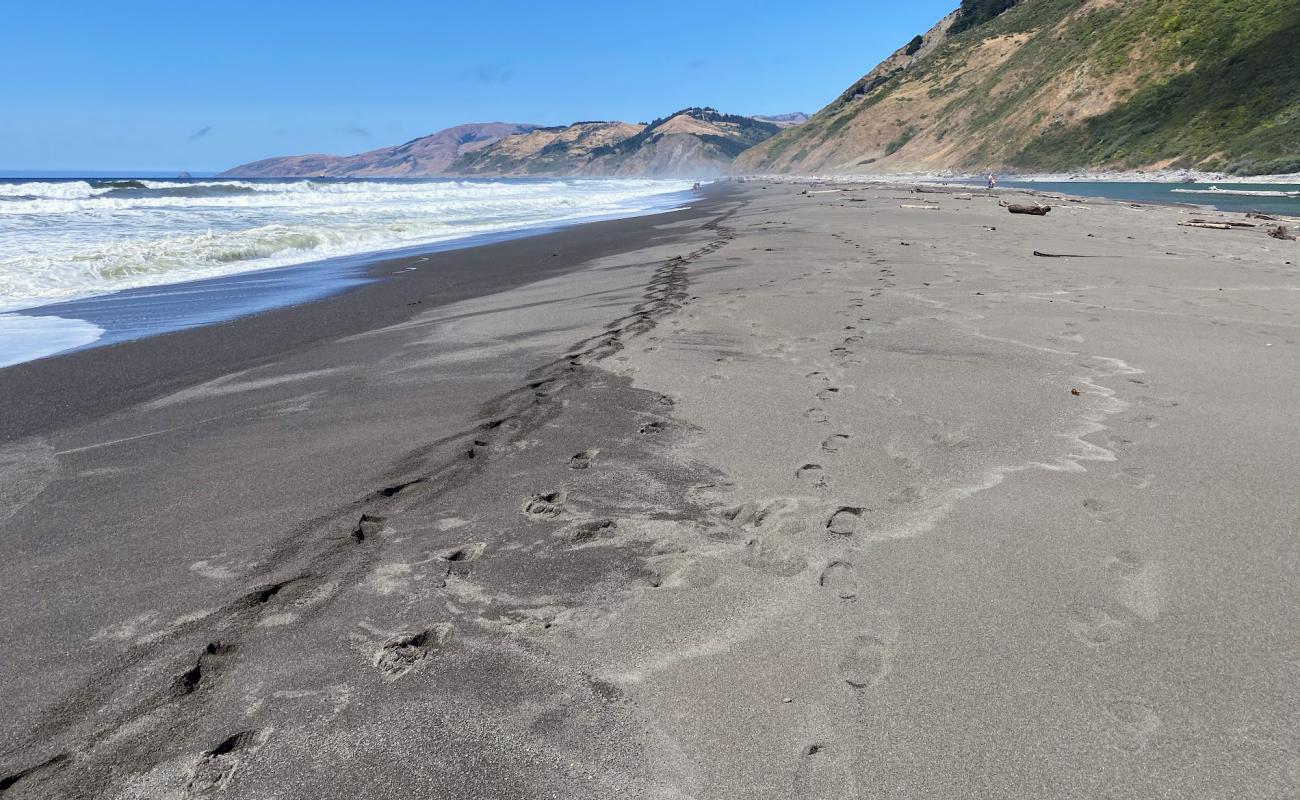 Mattole Beach'in fotoğrafı gri kum ve çakıl yüzey ile