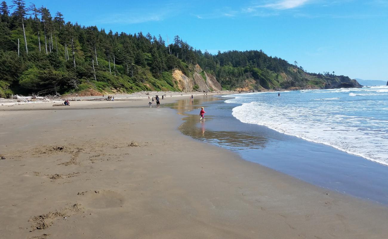 Crescent Beach'in fotoğrafı parlak kum yüzey ile