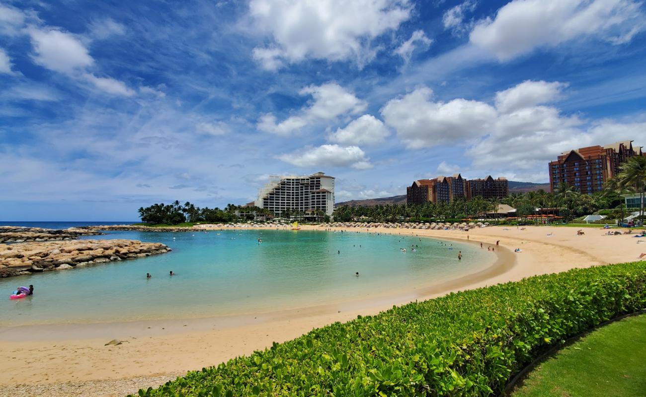 Ko Olina Lagün Plajı'in fotoğrafı parlak ince kum yüzey ile