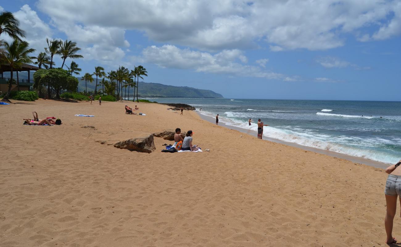 Haleiwa Alii Beach'in fotoğrafı açık bej kum yüzey ile