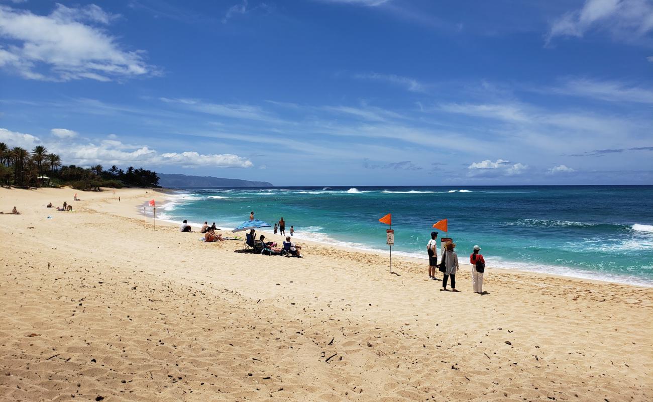 Sunset Beach Park'in fotoğrafı açık bej kum yüzey ile