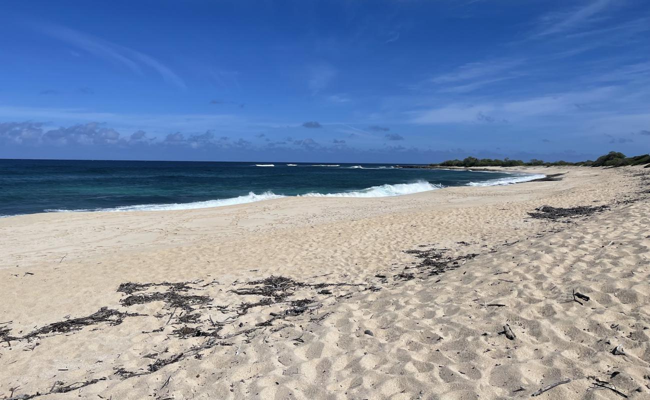 Hanaka'Ilio Beach'in fotoğrafı bej kum ve kayalar yüzey ile