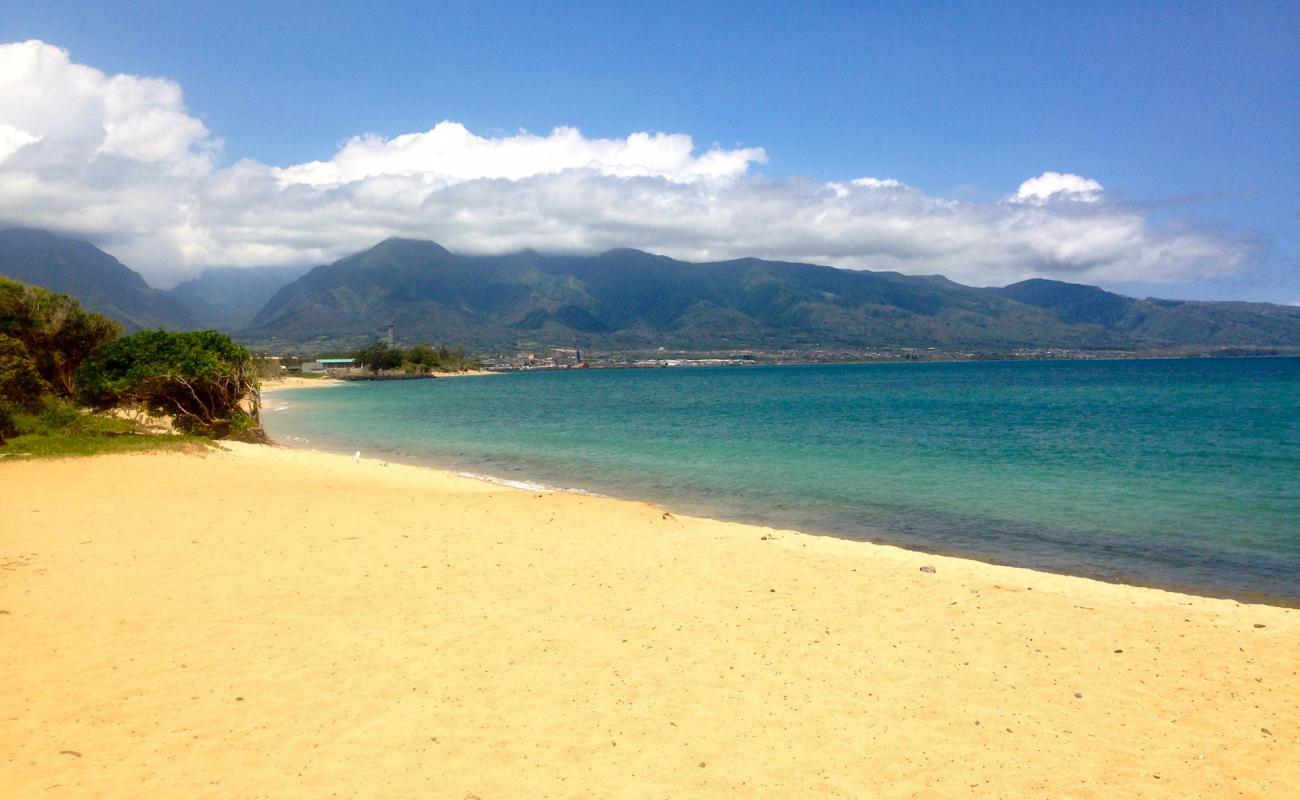 Kite Beach Maui'in fotoğrafı parlak kum yüzey ile