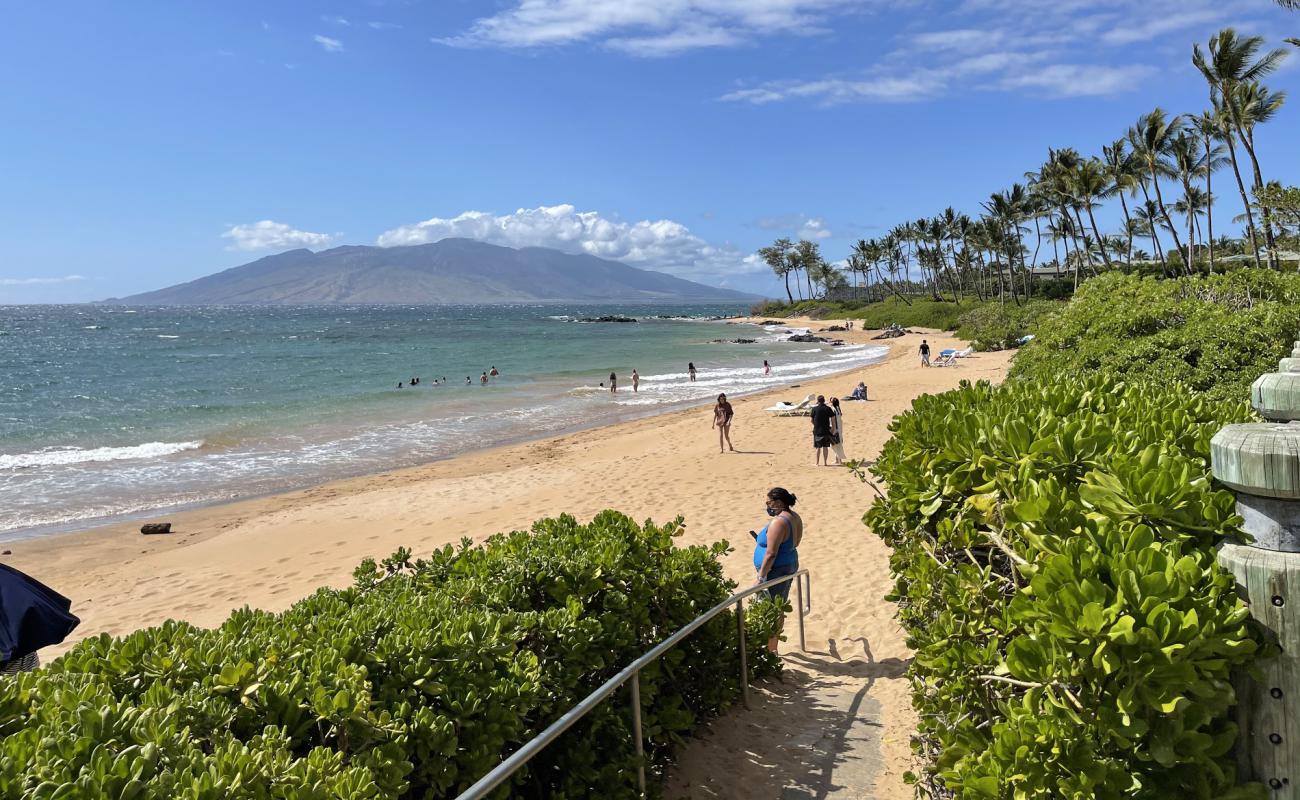 Mokapu Beach'in fotoğrafı i̇nce bej kum yüzey ile
