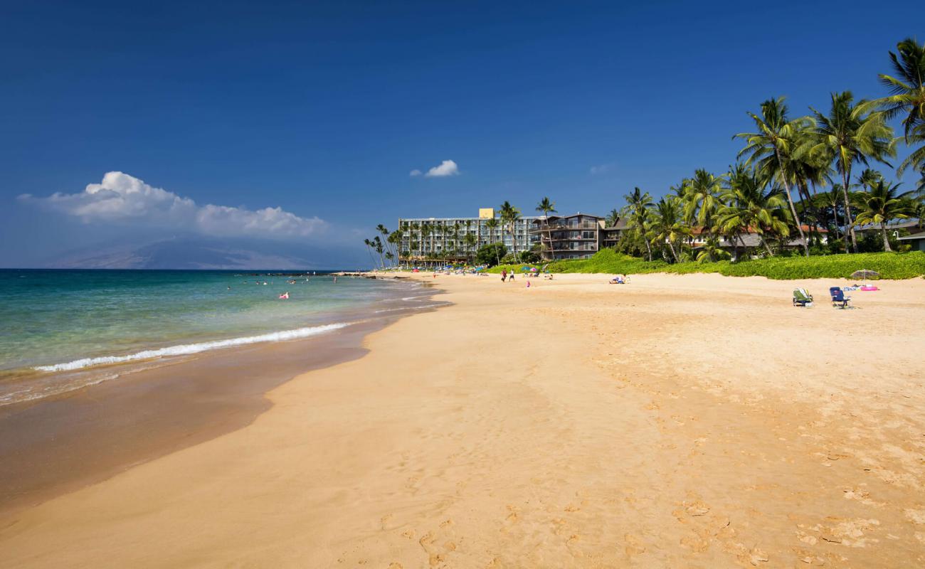 Keawakapu Beach'in fotoğrafı parlak ince kum yüzey ile