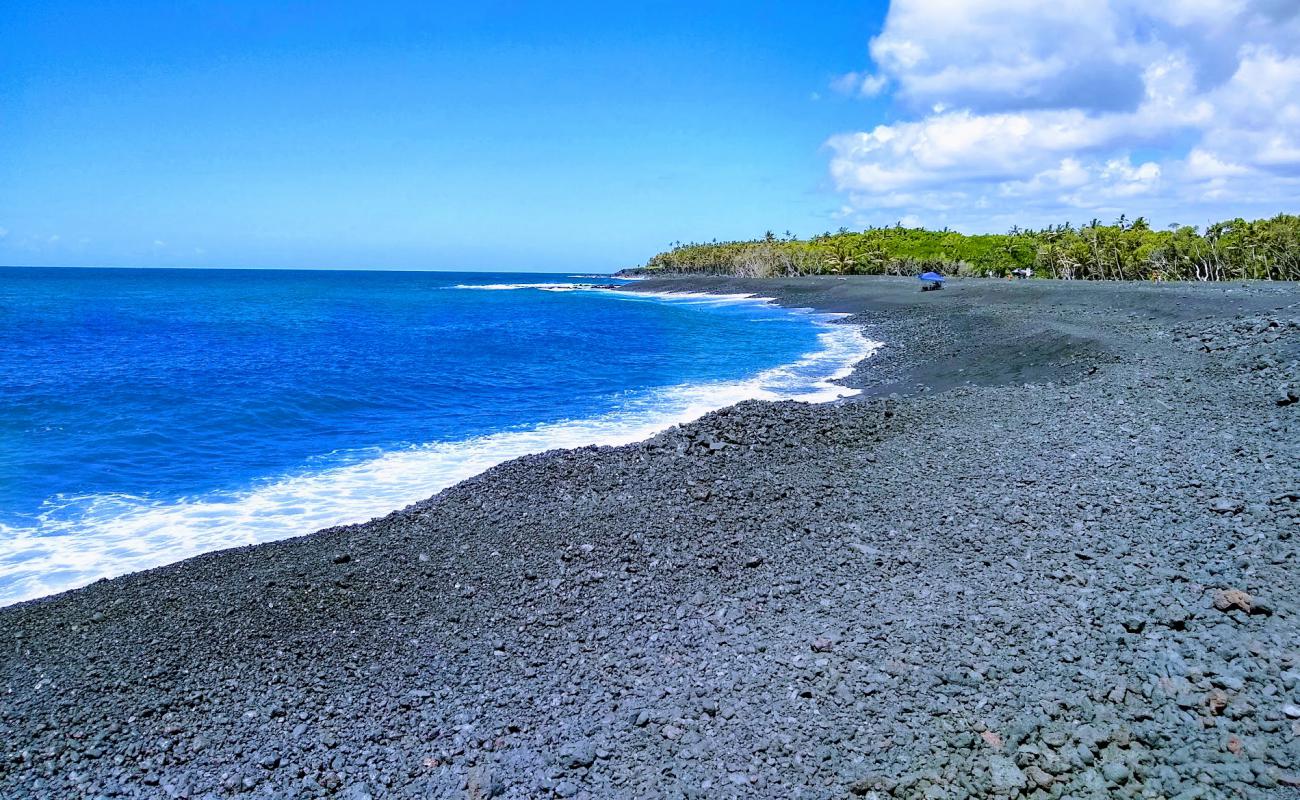 Isaac Hale beach'in fotoğrafı kara çakıl taş yüzey ile