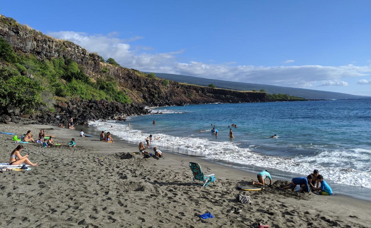 Ho'okena Beach'in fotoğrafı gri kum yüzey ile