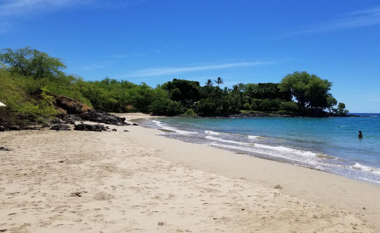 Mau'umae Beach'in fotoğrafı parlak kum yüzey ile