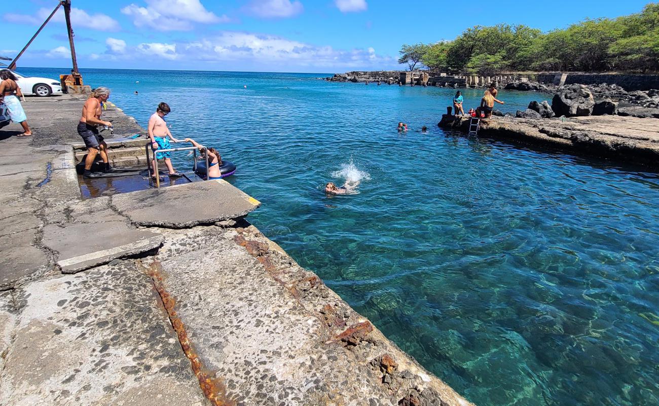 Mahukona Beach'in fotoğrafı beton kaplı yüzey yüzey ile