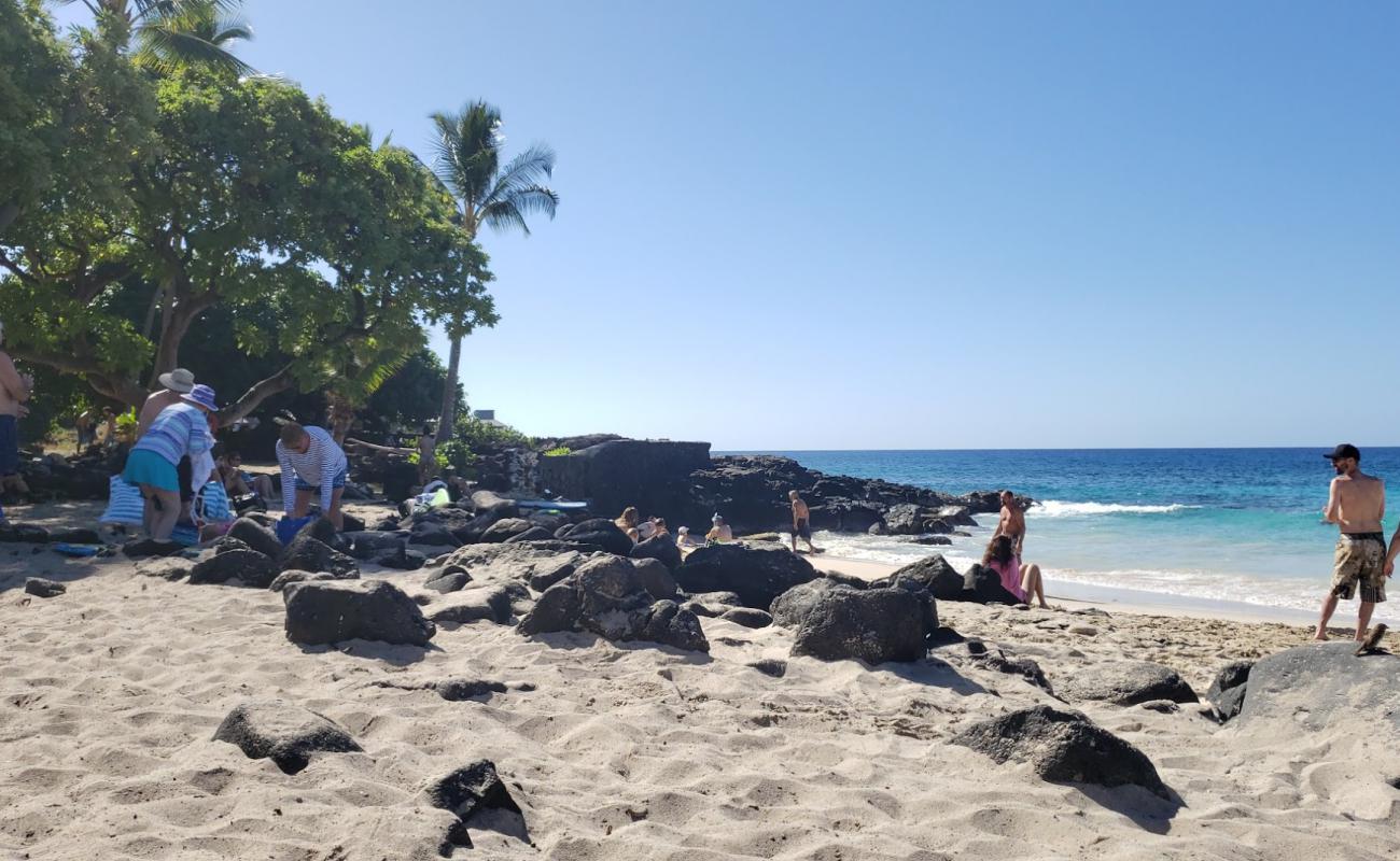 Laupahoehoe Beach'in fotoğrafı taşlı kum yüzey ile