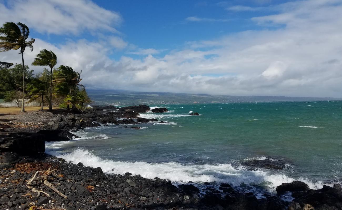 Keaukaha Beach'in fotoğrafı kayalık arazi yüzey ile