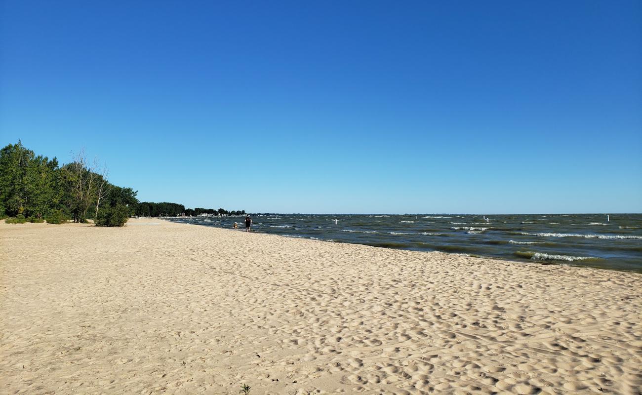 Bay City State Park Beach'in fotoğrafı açık bej kum yüzey ile