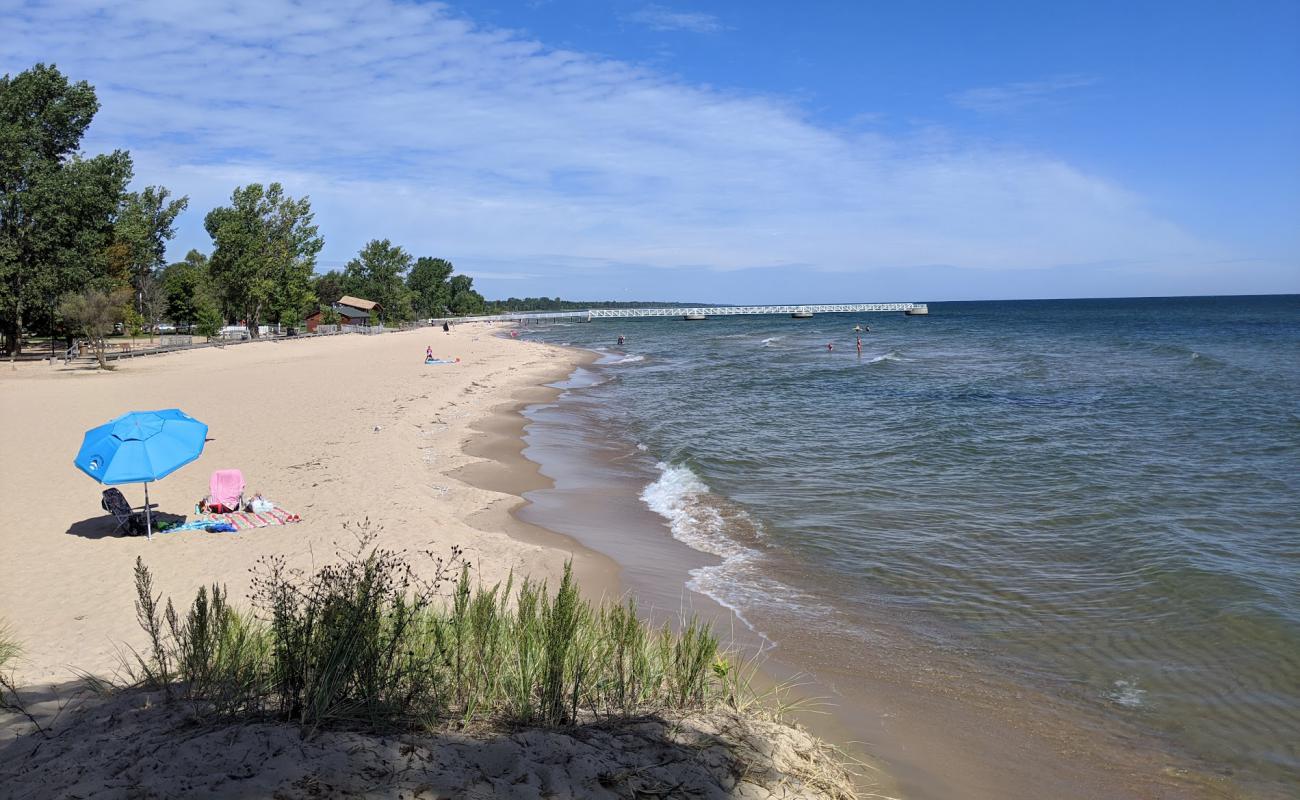 Oscoda Beach Park'in fotoğrafı açık bej kum yüzey ile