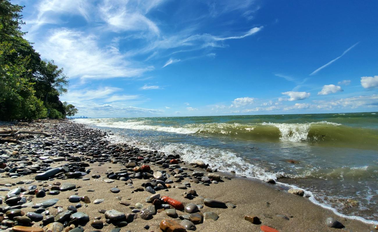 Arcadia Beach'in fotoğrafı parlak kum ve kayalar yüzey ile