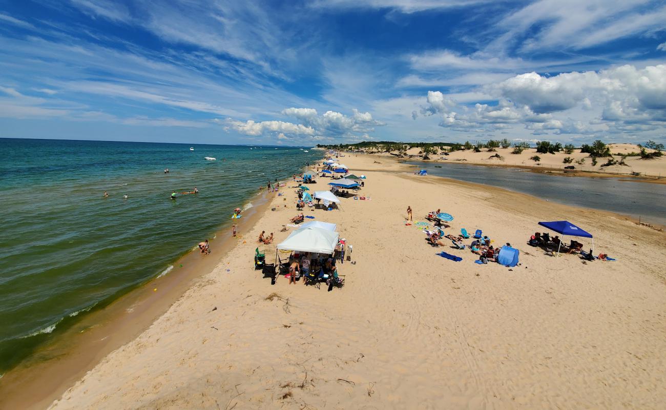 Silver Lake Dunes Beach'in fotoğrafı parlak kum yüzey ile