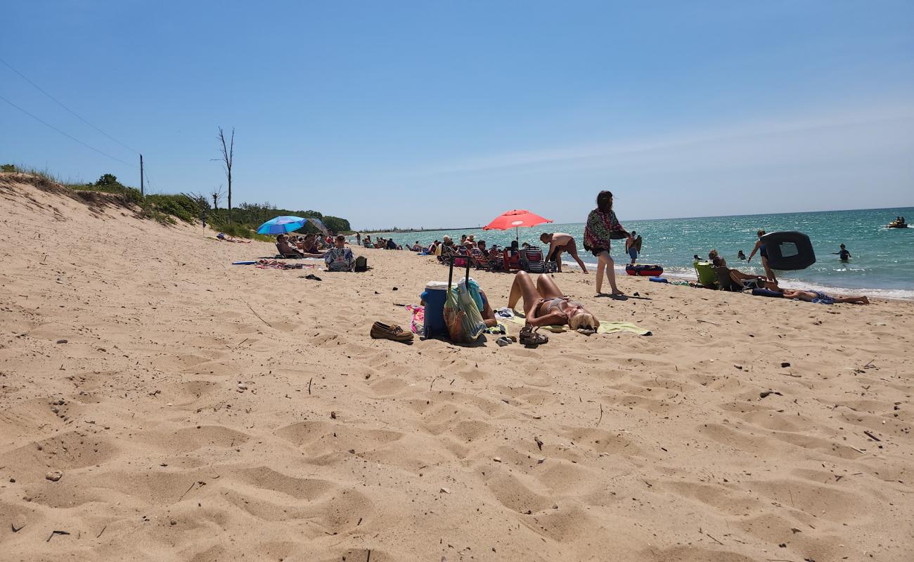 Arcadia Beach'in fotoğrafı açık bej kum yüzey ile