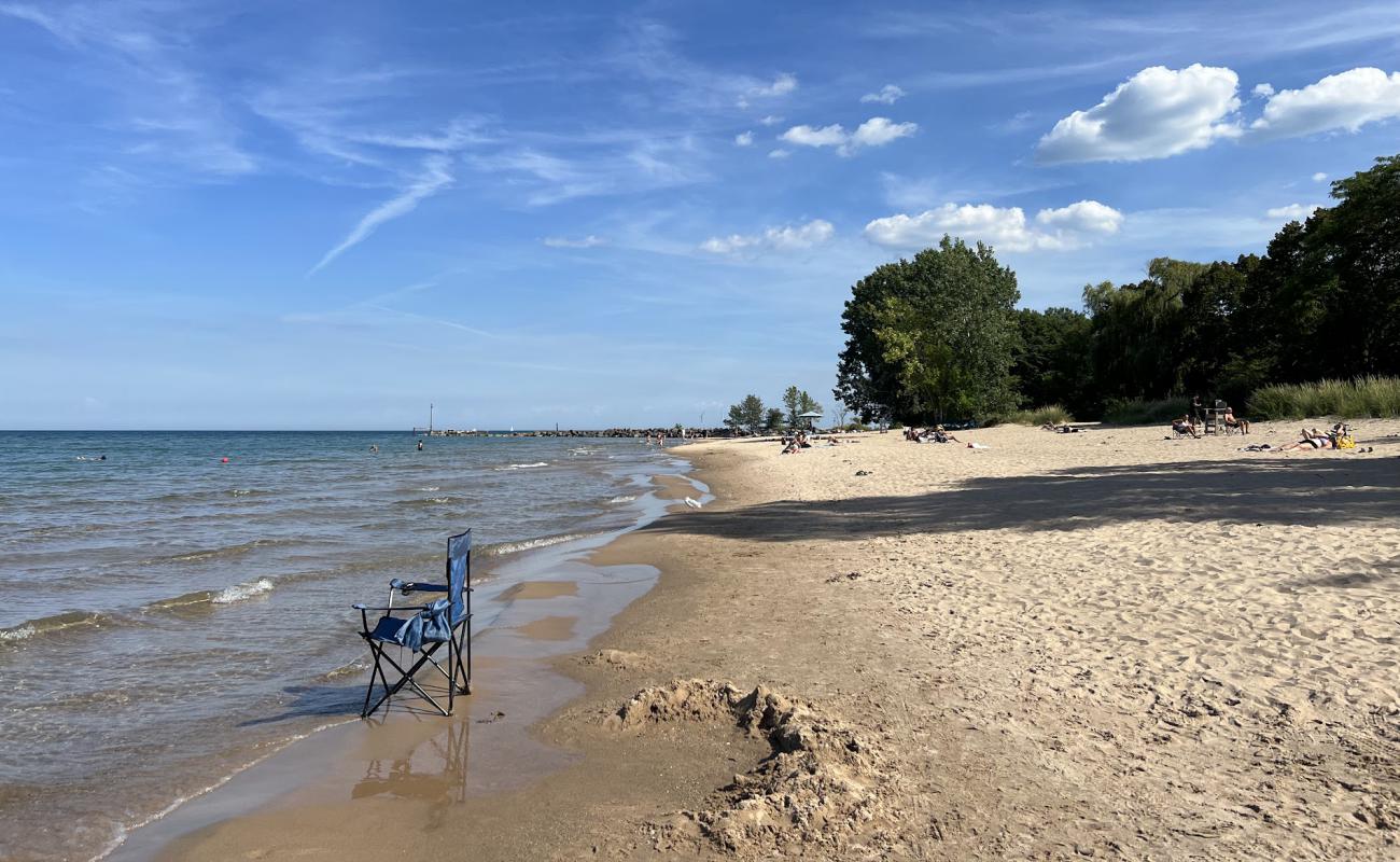 Gillson Beach'in fotoğrafı parlak kum yüzey ile