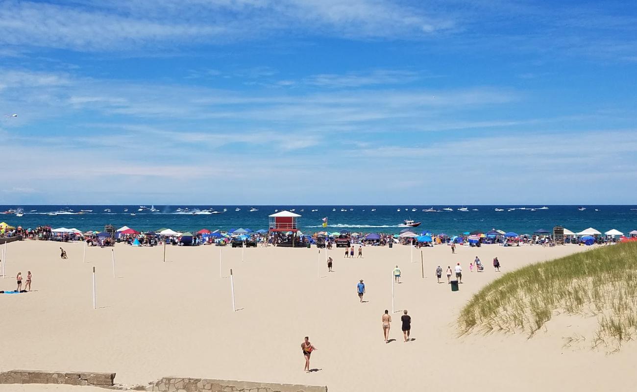 Washington Beach'in fotoğrafı parlak kum yüzey ile